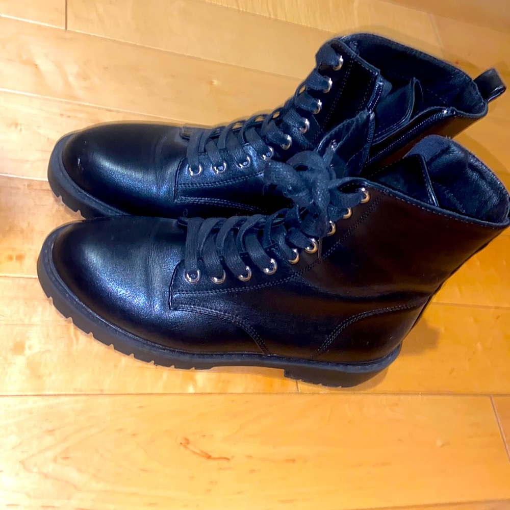 Black Leather Boots